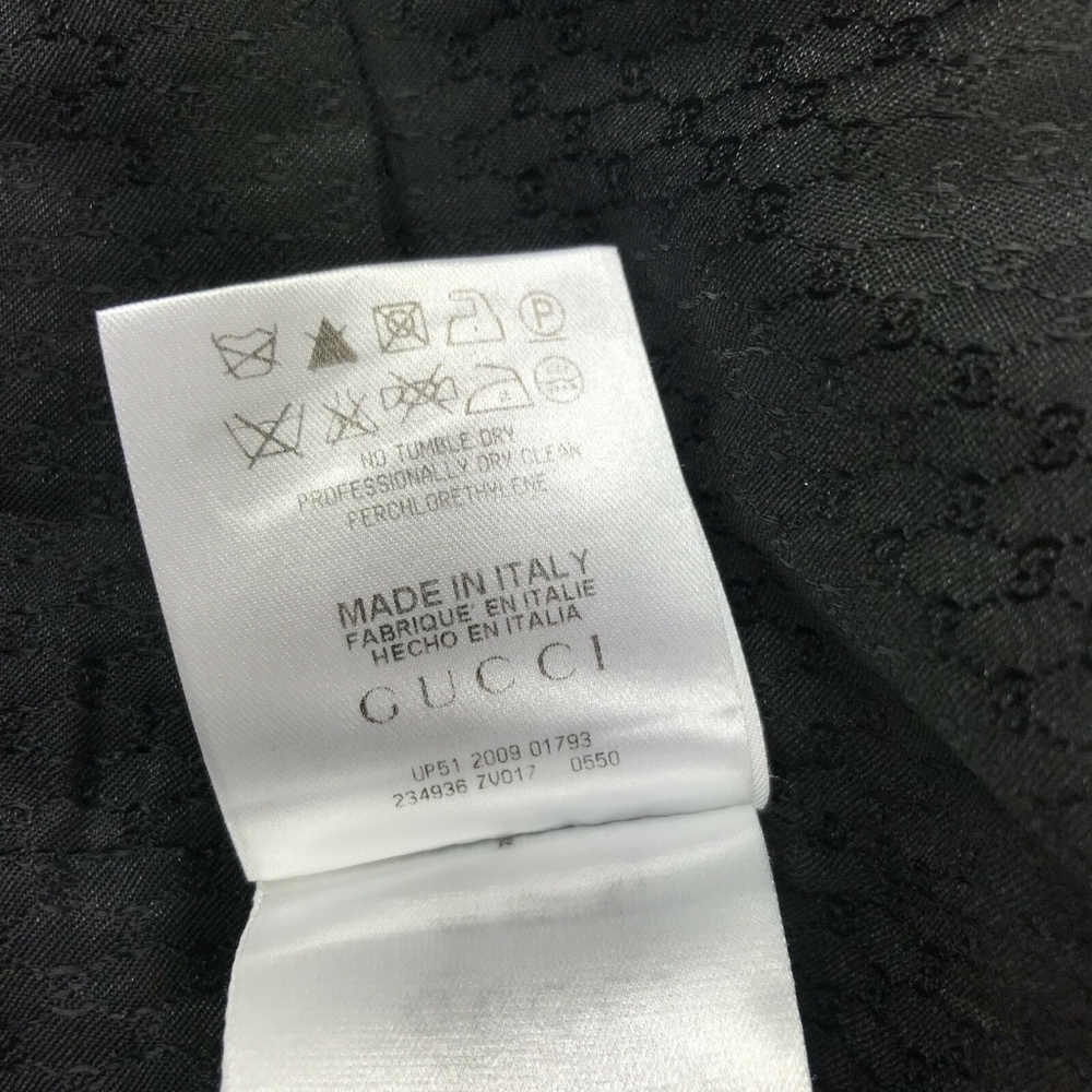 GUCCI Twill Tailored Bamboo Button Blazer 38 - Picture 7 of 8